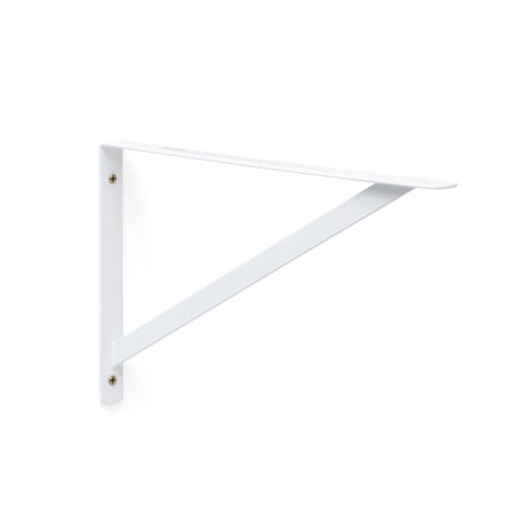Kit 4X Suporte Reforçado Mão Francesa para Prateleira 30 cm Branco