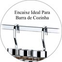 Ver imagem 2 de Porta Temperos 7 Peças Suporte Porta Condimentos Para Barra - Cromado