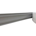 Ver imagem 1 de Moldura Rodameio Eva Autocolante Flexível Terra 5cmx8mm 15 Metros - Cinza