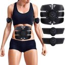 Ver imagem 2 de Ems Cinto Estimulador Muscular Aparelho Abdominal 6 Packs Eletromuscular 3 em 1