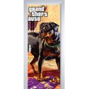 Ver imagem 2 de Adesivo de Porta GTA Cachorro Chop Franklin Game - P 70x210 cm