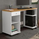 Ver imagem 1 de Mesa Computador 1 Gaveta Mari Branco Cinamomo