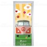 Adesivo de Porta Kombi Paz e Amor - G 90x210 cm - 2