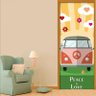 Adesivo de Porta Kombi Paz e Amor - G 90x210 cm - 1