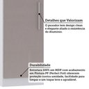Ver imagem 4 de Guarda Roupa Sapateira Modulado 50cm 1 Porta Alpes Luciane Móveis