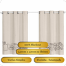 Cortina Pvc Blackout Estampada 2,20m X 1,30m Proteção Estilo Privacidade Cozinha - 4