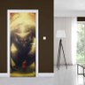 Adesivo de Porta Chapeuzinho Vermelho e o Lobo Mal - M 80x210 cm - 1