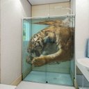 Ver imagem 1 de Adesivo de Box Tigre de Lado