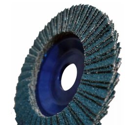 Disco de Lixa "flap" Zirconado - Med. 115x22mm - Gr80 - 5pçs - 3