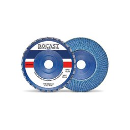 Disco de Lixa "flap" Zirconado - Med. 115x22mm - Gr80 - 5pçs - 1