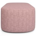 Ver imagem 6 de Kit 02 Puffs Decorativo Orgânico para Living Quarto 100cm Doha W01 Linho Rosa - Lyam Decor