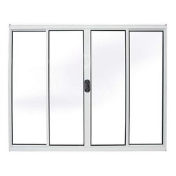 Vitro 4 Folhas 1.20x2.00 Branca Linha 18 Modular - Branco - 1