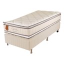Ver imagem 1 de Cama Box Solteiro (box + Colchão) 88x188x67 Bali Prorelax Molas Ensacadas Pillow Top Duplo