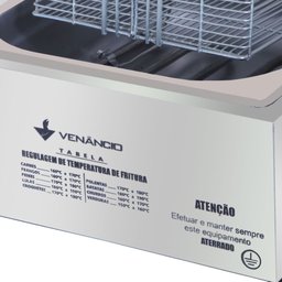 Fritadeira Profissional Venâncio Inox 1 Cuba 5 Litros a Gás - 2