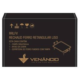 Rechaud Venâncio de Ferro Fundido 30 cm x 25 cm - 2