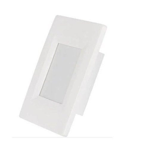 Balizador de Embutir 4x2 Escada Parede Branco