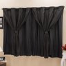Cortina Blackout PVC com Voil Corta Luz 2,80M x 1,60M - 1