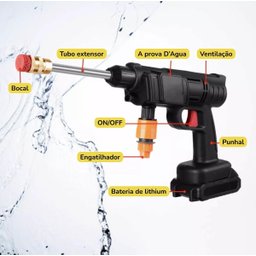 Lavadora Jato Alta Pressão Portátil sem Fio Bateria Mini Vap - 4 Lavadora Jato Alta Pressão Portátil sem Fio Bateria Mini Vap - 4