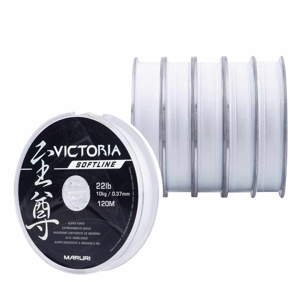 Linha De Pesca Victoria Soft Branca 600m 0.40mm 23,3lb - 1