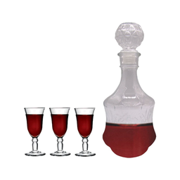 Garrafa Licor em Vidro para Whisky Licor e Vinho Decoração - 3