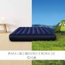 Colchão Casal Inflavel Intex Dura Beam Resistente até 273kg com Bomba de Ar 3 Bicos Intex - 2