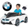 Mini Carro Elétrico BMW I8 Controle Remoto 6V Branco - Belfix - 1
