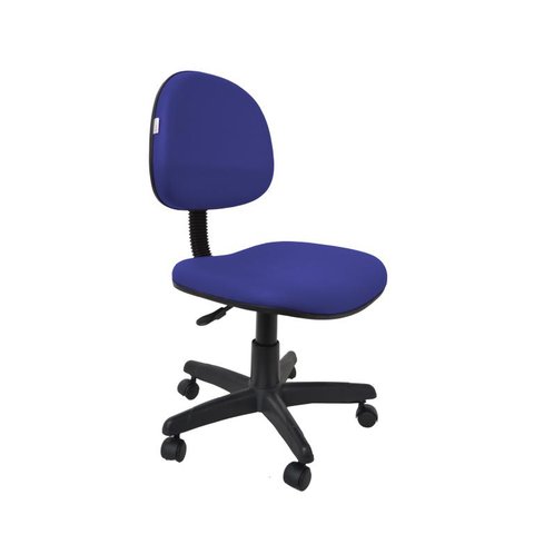 Cadeira Executiva Giratoria Zeus - Couro Sintetico Corano - Azul