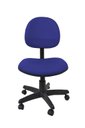 Ver imagem 2 de Cadeira Executiva Giratoria Zeus - Couro Sintetico Corano - Azul