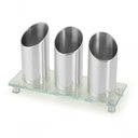 Ver imagem 1 de Porta Talheres de Mesa 3 Divisões Vidro Buffet Restaurante