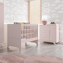Ver imagem 1 de Jogo de quarto Maya Rose Cômoda e Berço