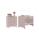 Ver imagem 2 de Jogo de quarto Maya Rose Cômoda e Berço