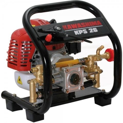 Bomba D'Água Pulverizadora Agrícola a Gasolina Motor 2T 25,4cc 25 Bar - Kawashima