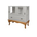 Ver imagem 4 de Cristaleira 1 Gaveta Luis Xv - Off-white