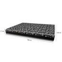 Ver imagem 2 de Cama Box Casal 138 Tecido Sintético Marrom com Colchão Belize - D33 Preto 57x138x188