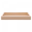 Ver imagem 2 de Bandeja Retangular de Mdf com Fundo Treliça 36,5cm X 26,5cm