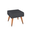 Ver imagem 5 de Kit Poltrona Decorativa com Puff Pequim Veludo Matrix Cor:veludo Cinza