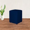 Ver imagem 3 de Kit 02 Puff Quadrado em Suede Decorativo