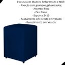 Ver imagem 2 de Kit 02 Puff Quadrado em Suede Decorativo