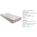 Ver mais imagens de Colchão Solteiro Espuma Compact Ag 65 - D33 - Confort Euro Pillow Gray (88x188x26) - Paropas