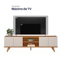 Ver imagem 3 de Rack Brazos para Tv até "75 4 Portas - Colibri - Off White Matte / Frejo