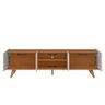 Rack Brazos para Tv até "75 4 Portas - Colibri - Off White Matte / Frejo - 9