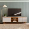 Rack Brazos para Tv até "75 4 Portas - Colibri - Off White Matte / Frejo - 1
