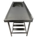 Ver imagem 3 de Pia Aço Inox Industrial 170x70x90 Cm Cuba Grande Cubão Esquerda Nortinox