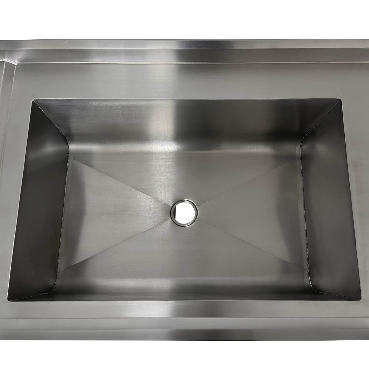 Pia Aço Inox Industrial 170x70x90 Cm Cuba Grande Cubão Esquerda Nortinox - 6