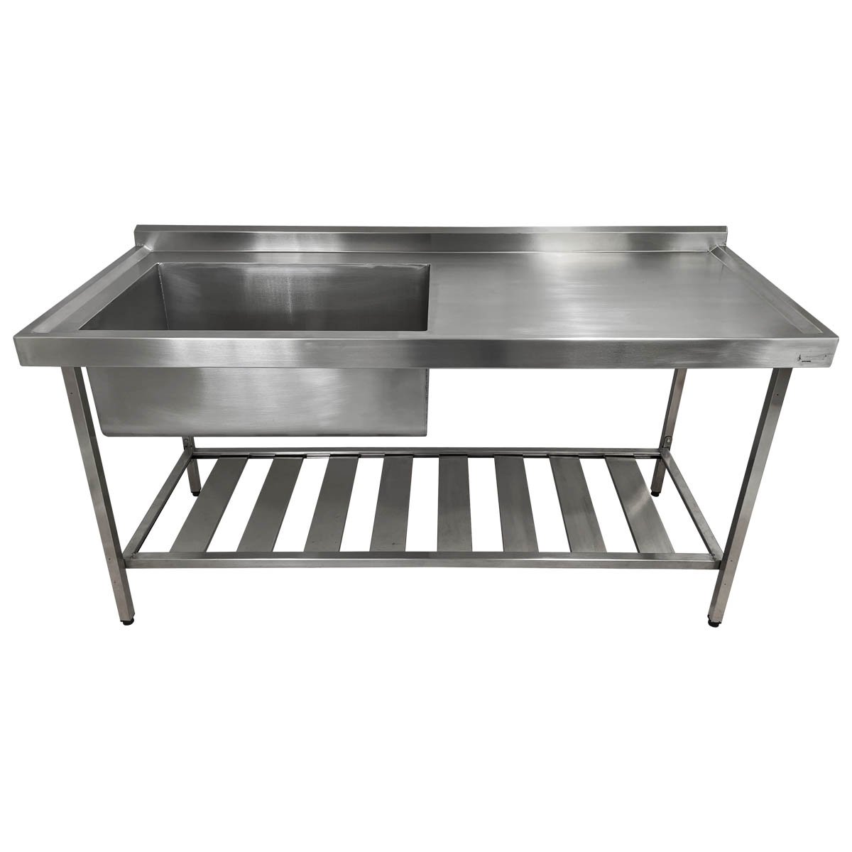 Pia Aço Inox Industrial 170x70x90 Cm Cuba Grande Cubão Esquerda Nortinox - 2