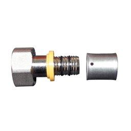 Kit 4 Conexão Fixa Fêmea 1/2'' P/ Gás 16mm Pex Multicamadas - 2