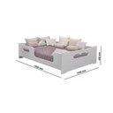 Ver imagem 3 de Cama Encanto Casal Montessoriana Infantil 100% Mdf + Colchão Gazim D23 de 1.88x1.38 - Branca