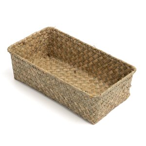 Cesto quadrado de seagrass 30cm - Oikos
