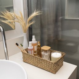 Cesto quadrado de seagrass 30cm - Oikos - 4