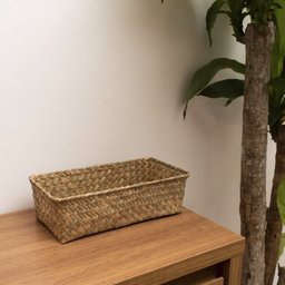 Cesto quadrado de seagrass 30cm - Oikos - 8